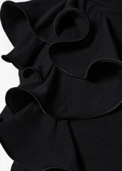 & Other Stories Tops | Ruffled Top Black