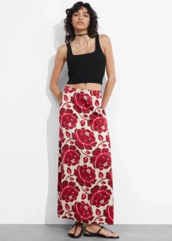 & Other Stories Skirts | Satin Maxi Skirt