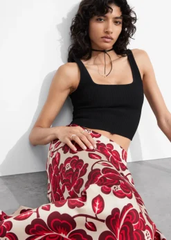 & Other Stories Skirts | Satin Maxi Skirt