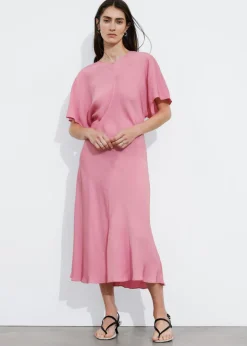& Other Stories Dresses | Satin Midi Dress