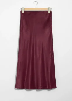 & Other Stories Skirts | Satin Midi Skirt