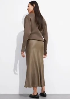& Other Stories Skirts | Satin Midi Skirt