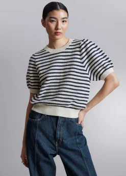 & Other Stories Tops | Sweaters & Knits | Scalloped Knit Top