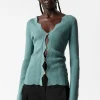 & Other Stories Sweaters & Knits | Scalloped Merino-Blend Cardigan