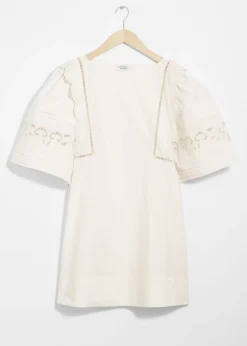 & Other Stories Dresses | Scalloped Mini Dress