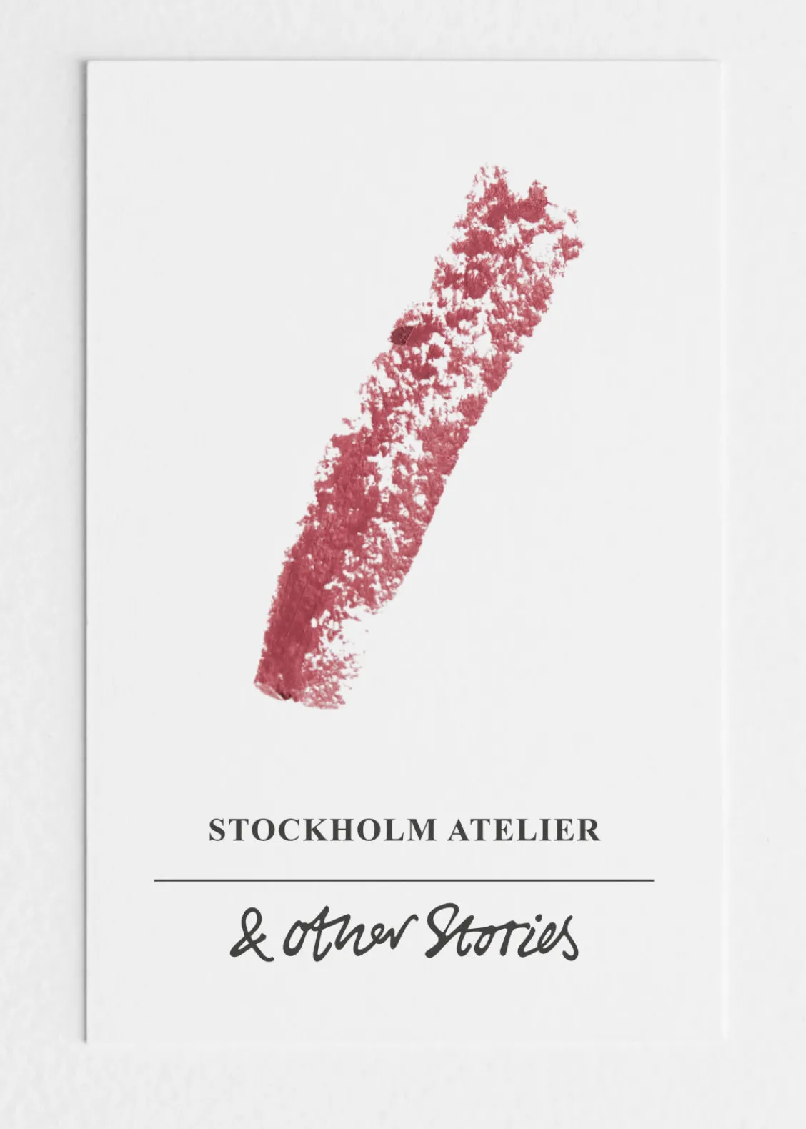 & Other Stories Makeup | Scarlet Red Lipstick