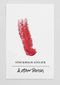 & Other Stories Makeup | Scarlet Red Lipstick