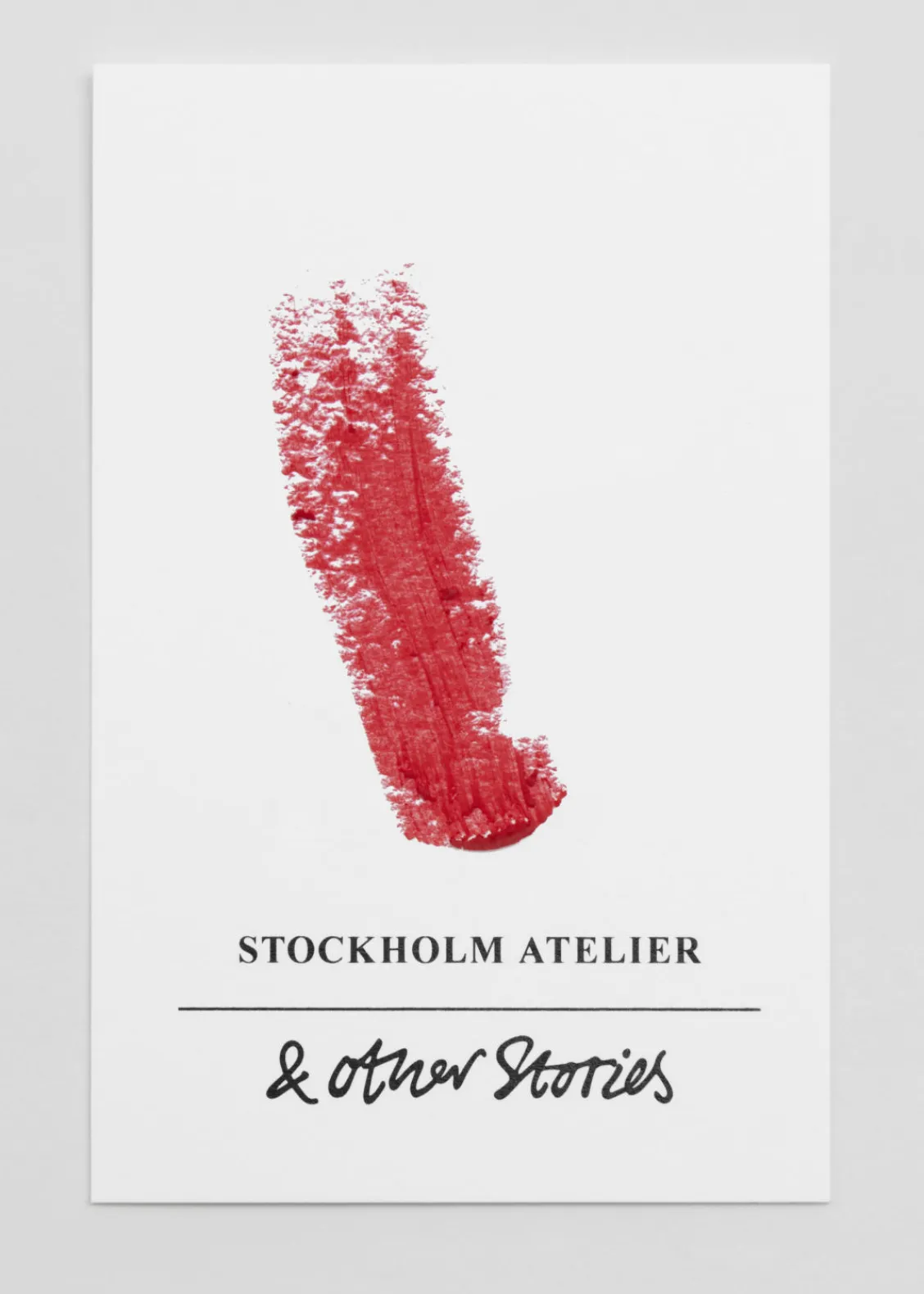 & Other Stories Makeup | Scarlet Red Lipstick