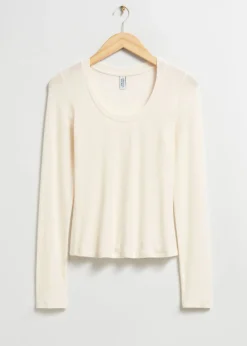 & Other Stories Tops | Sweaters & Knits | Scooped Neck Top