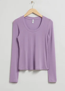 & Other Stories Tops | Sweaters & Knits | Scooped Neck Top