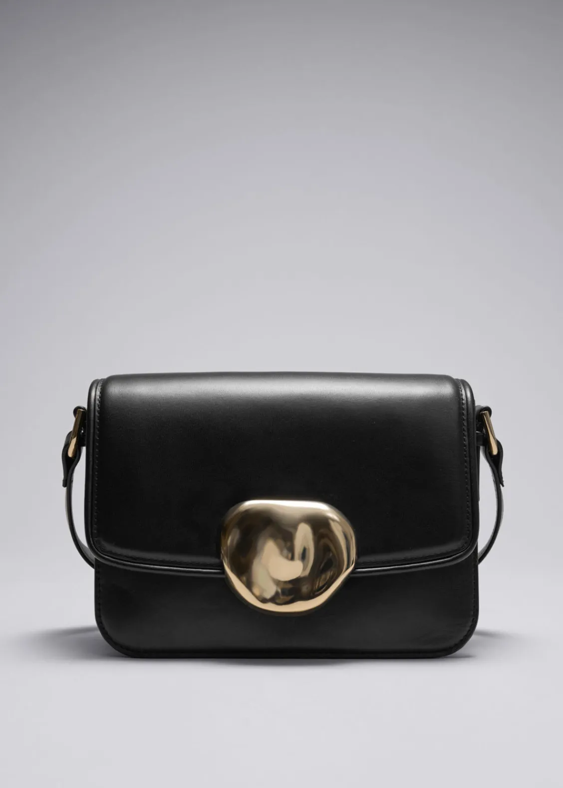 & Other Stories Shoulder Bags | Sculptural Buckle Leather Bag