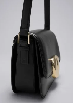 & Other Stories Shoulder Bags | Sculptural Buckle Leather Bag