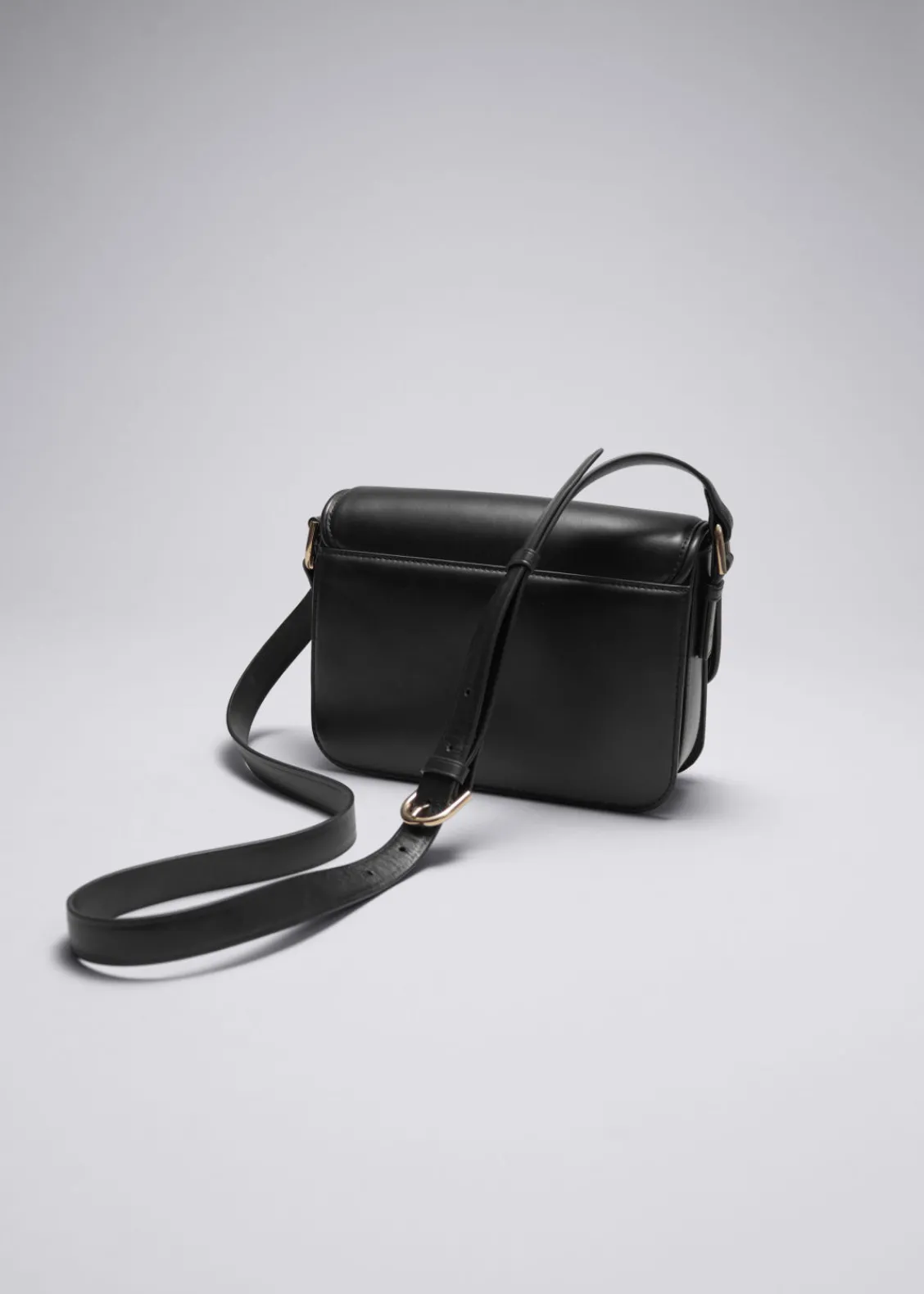 & Other Stories Shoulder Bags | Sculptural Buckle Leather Bag