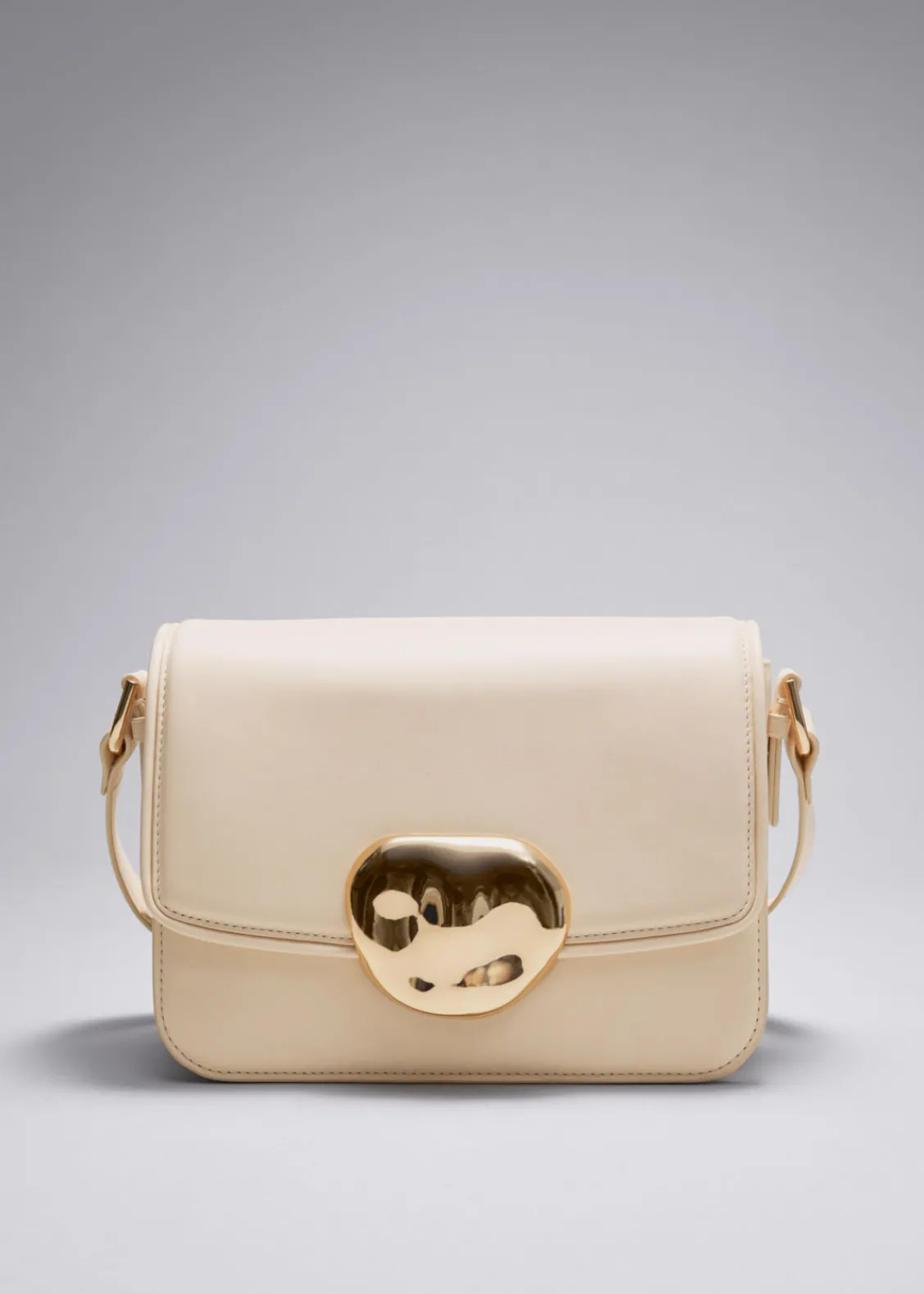 & Other Stories Shoulder Bags | Sculptural Buckle Leather Bag