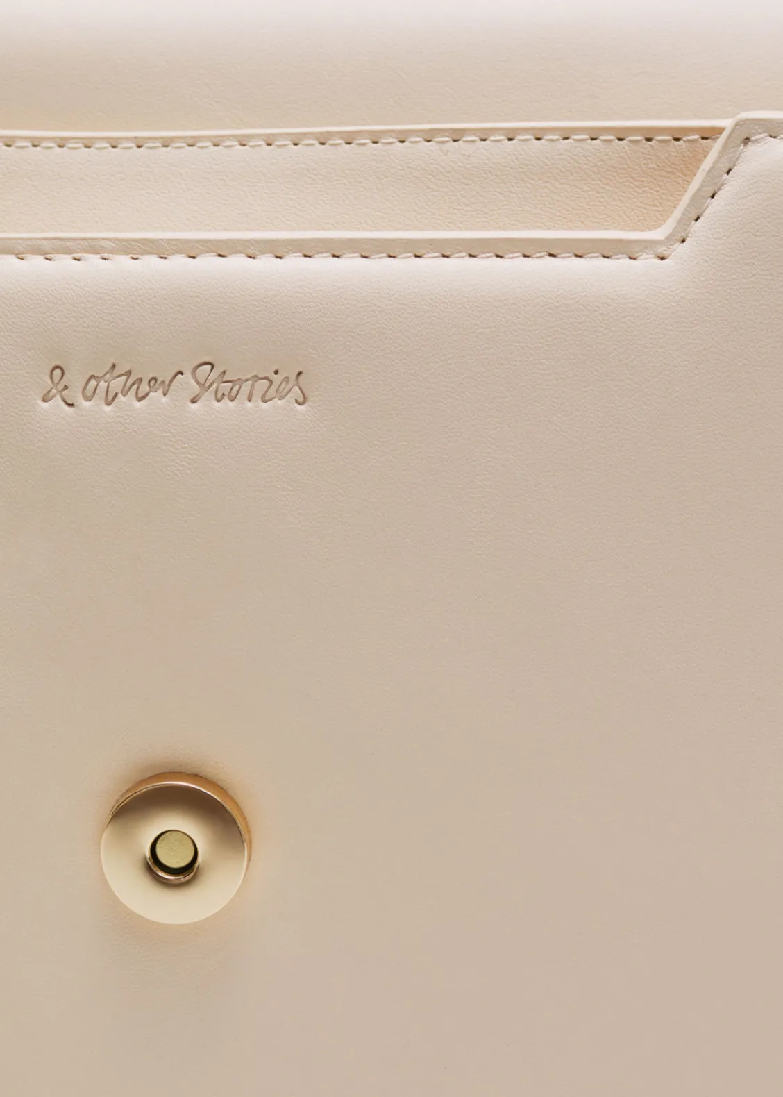 & Other Stories Shoulder Bags | Sculptural Buckle Leather Bag