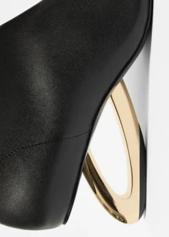 & Other Stories Boots | Sculptural Heel Ankle Boots Black