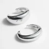 & Other Stories Bracelets | Set Of Two Domed Cuffs Silver