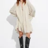 & Other Stories Dresses | Sheer Oversized Midi Dress Cream
