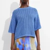 & Other Stories Tops | Sheer Rib-Knit T-Shirt