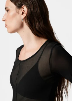 & Other Stories Tops | Sheer Silk Top