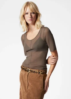 & Other Stories Tops | Sheer Silk Top