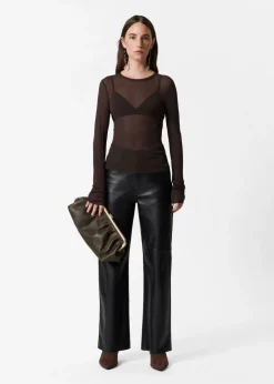 & Other Stories Tops | Sheer Silk Top