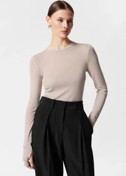 & Other Stories Tops | Sheer Wool Top