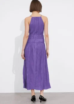 & Other Stories Dresses | Shirred Sleeveless Midi Dress