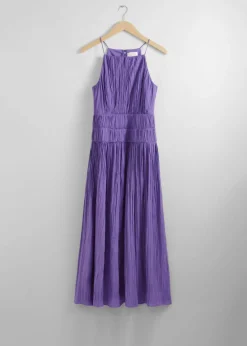 & Other Stories Dresses | Shirred Sleeveless Midi Dress