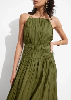 & Other Stories Dresses | Shirred Sleeveless Midi Dress