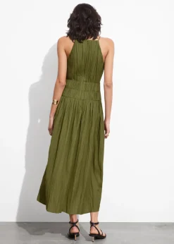 & Other Stories Dresses | Shirred Sleeveless Midi Dress