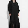 & Other Stories Dresses | Shirt Maxi Dress Black
