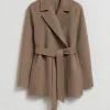 & Other Stories Outerwear | Short Belted Coat Beige