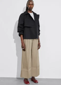 & Other Stories Outerwear | Short Trench Coat Jacket