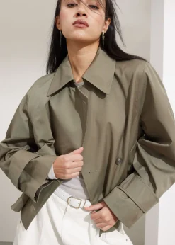 & Other Stories Outerwear | Short Trench Coat Jacket