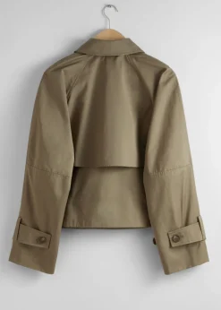 & Other Stories Outerwear | Short Trench Coat Jacket