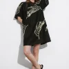 & Other Stories Dresses | Short-Sleeve Mini Dress Black
