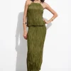 & Other Stories Sets & Suits | Skirts | Silk Midi Skirt Green