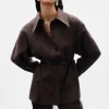 & Other Stories Sets & Suits | Blouses & Shirts | Silk-Blend Shirt Brown