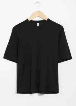 & Other Stories Tops | Silk-Blend T-Shirt