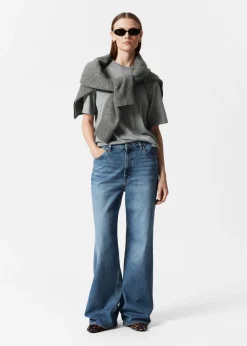 & Other Stories Tops | Silk-Blend T-Shirt