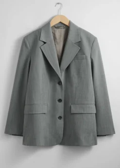 & Other Stories Sets & Suits | Blazers & Vests | Single-Breasted Blazer Grey