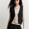 & Other Stories Blazers & Vests | Tops | Single-Breasted Vest Black