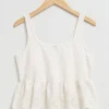 & Other Stories Tops | Sleeveless Broderie Anglaise Top