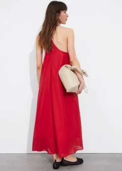 & Other Stories Dresses | Sleeveless Halterneck Midi Dress