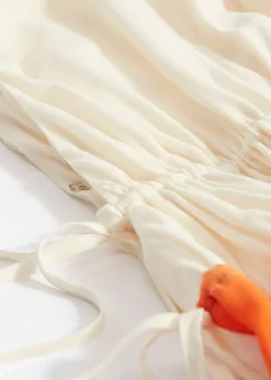 & Other Stories Dresses | Sleeveless Maxi Dress Cream/Orange/Lilac