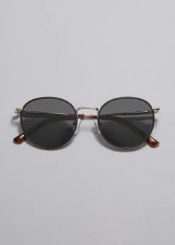 & Other Stories Sunglasses | Slim Oval-Frame Sunglasses