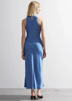 & Other Stories Dresses | Slim Satin Midi Dress