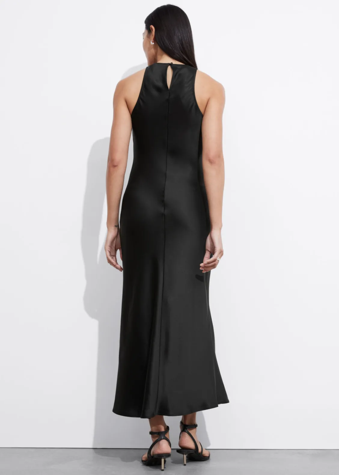 & Other Stories Dresses | Slim Satin Midi Dress