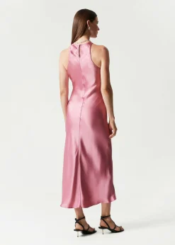 & Other Stories Dresses | Slim Satin Midi Dress